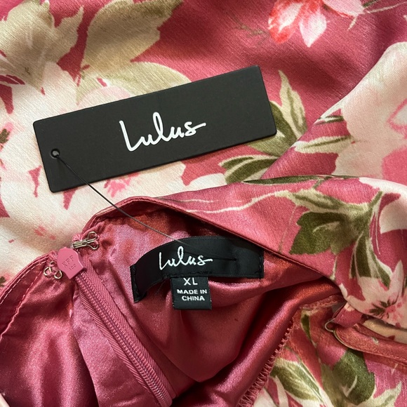 Lulu's Pink Floral Maxi Skirt - Picture 4 of 4